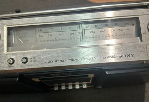 Sony Radio And Boombox Cf-6500