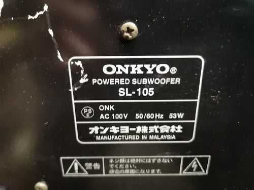 Others Onkyo Sl-105/Sl105 M0S9452
