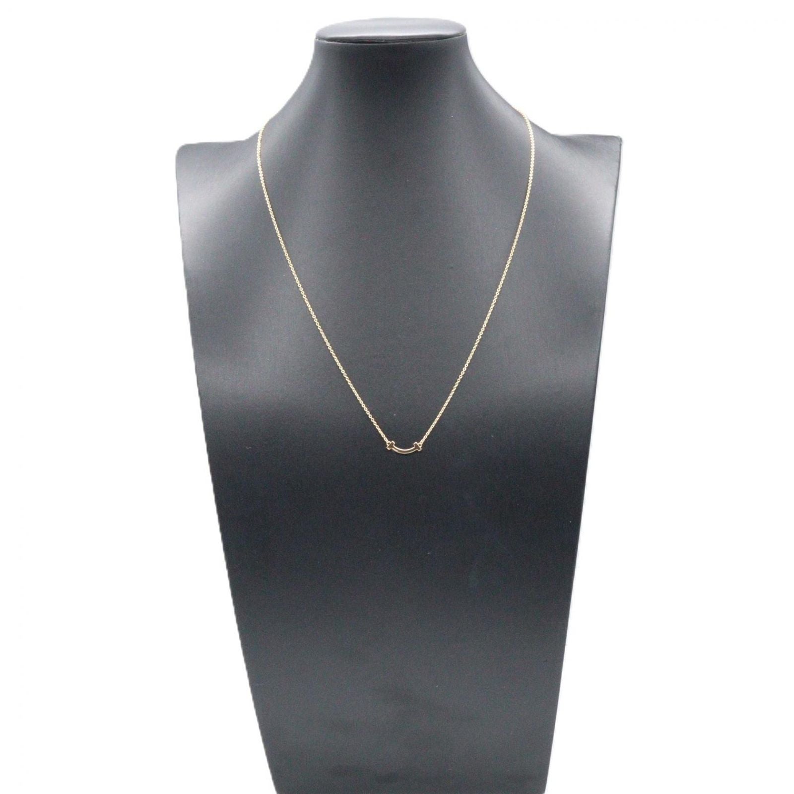 Tiffany Necklace Co T 62617721 41/45.5 K18Pg Used A