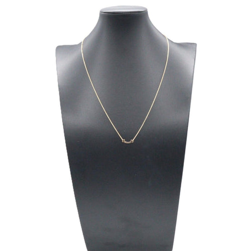 Tiffany Necklace Co T 62617721 41/45.5 K18Pg Used A