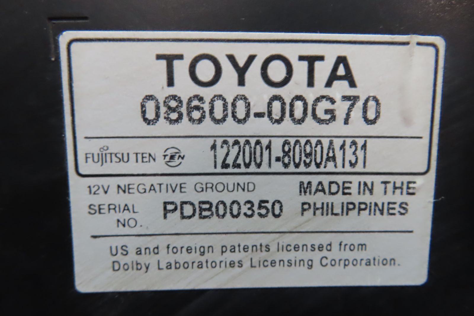 Others Cs1504 08600-00G70 Mct-W55 Cd