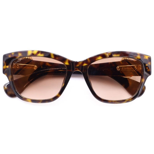 Cartier Sunglasses Havana Brown Ct0548Sa 002