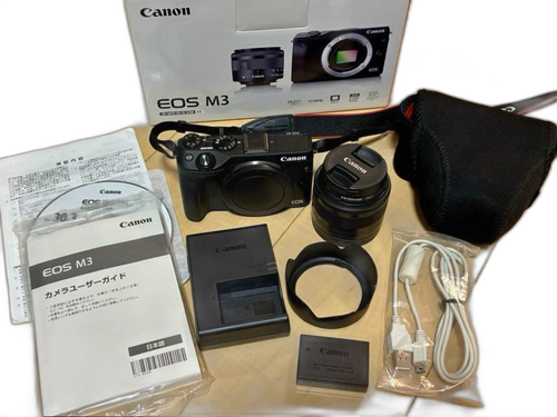 Canon Mirrorless Interchangeable Lips Eos M3 Ef-M15-45