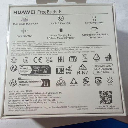 Huawei Wireless Earphones Freebuds 6