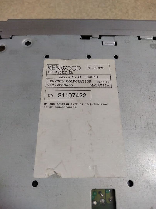 Kenwood Decks, Players Changers Rx-690Md 1Din Md