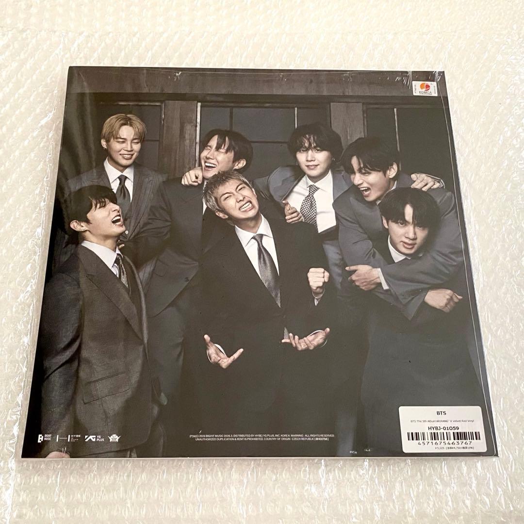 K-Pop Asian Music Bts Arirang V Velvet Red Vinyl Ver.