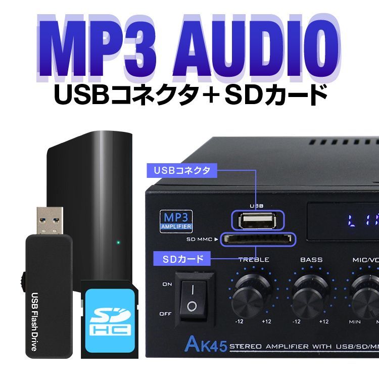 Power Amplifier 40W+40W 800W Lpak45
