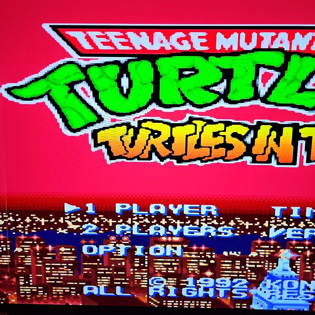 Super Famicom Games Teenage Mutant Ninja Turtles: In