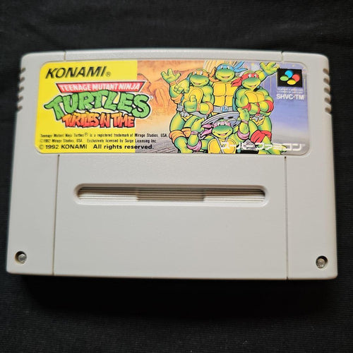 Super Famicom Games Teenage Mutant Ninja Turtles: In