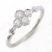 Cartier Ring 4 K18Wg 12.5 #53