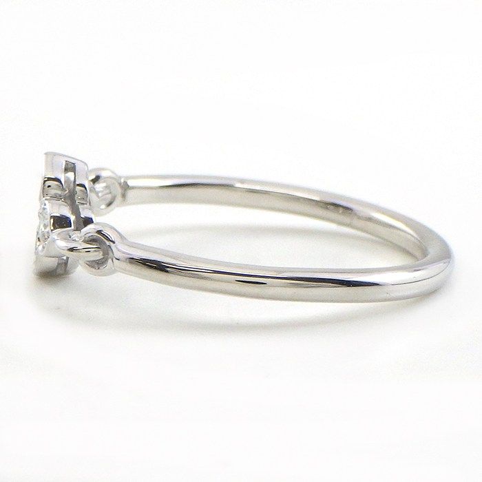 Cartier Ring 4 K18Wg 12.5 #53