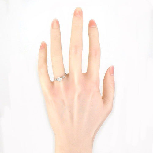 Cartier Ring 4 K18Wg 12.5 #53