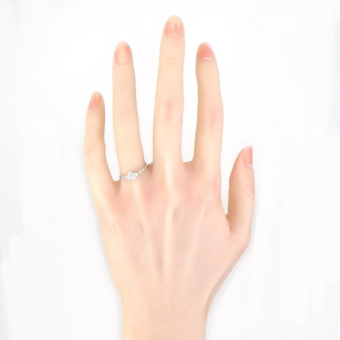 Cartier Ring 4 K18Wg 12.5 #53