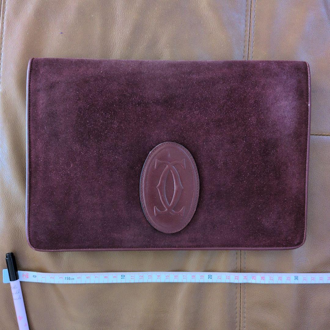 Cartier Clutch Bags Suede