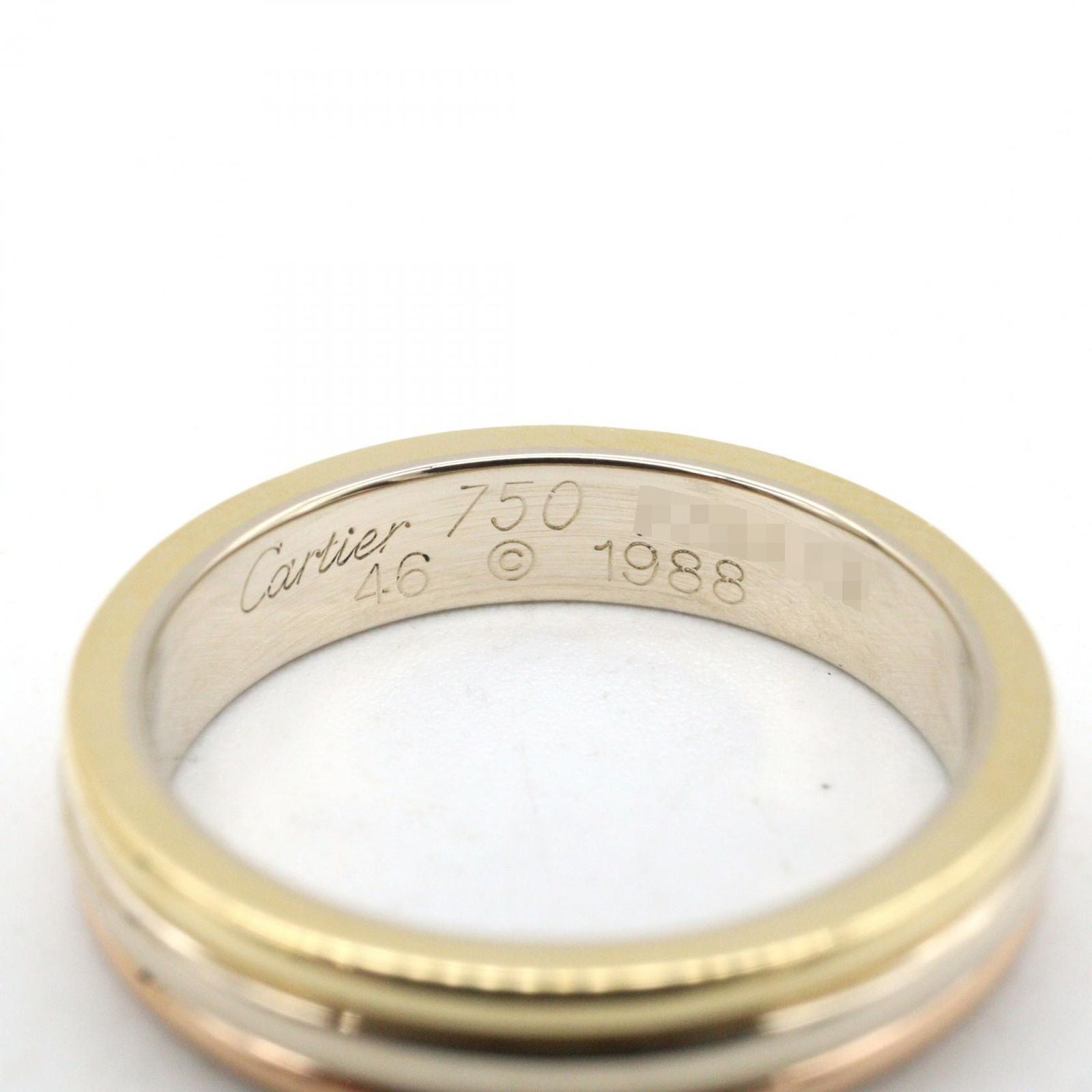 Cartier Ring K18 K18Wg Used A