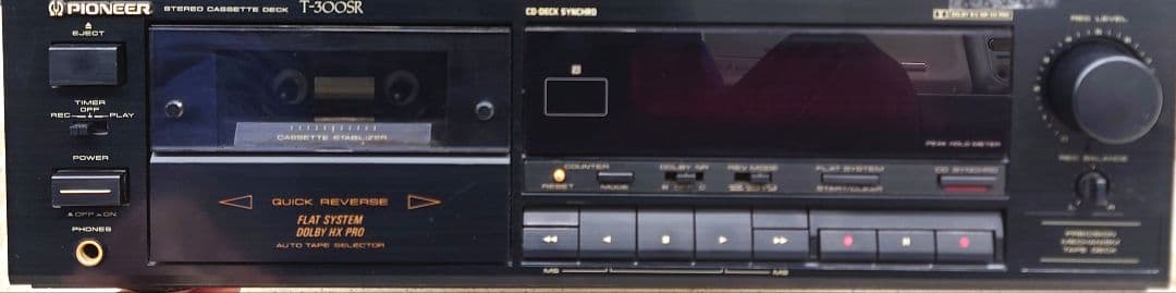 Pioneer Cd Md Cassette Deck T-300Sr