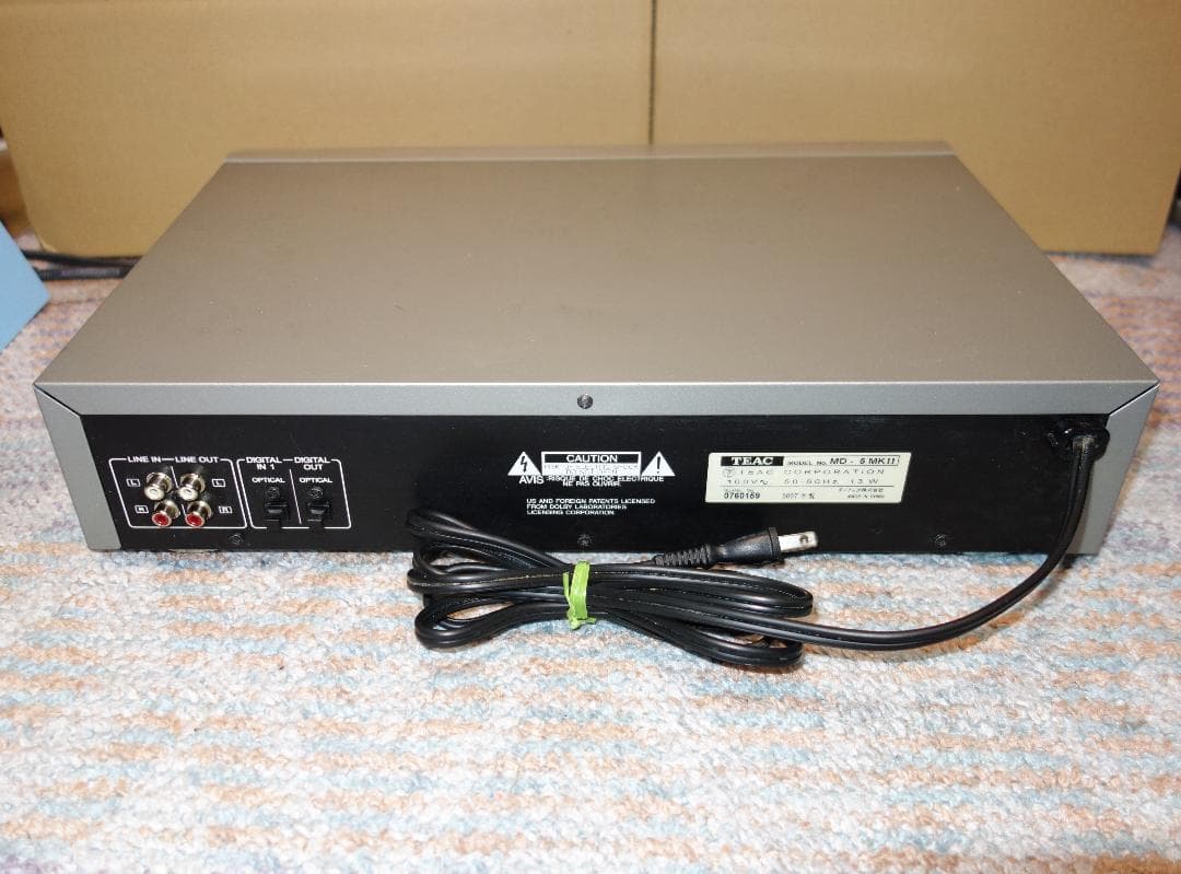 Teac Cd, Md Cassette Decks Md-5Mkii