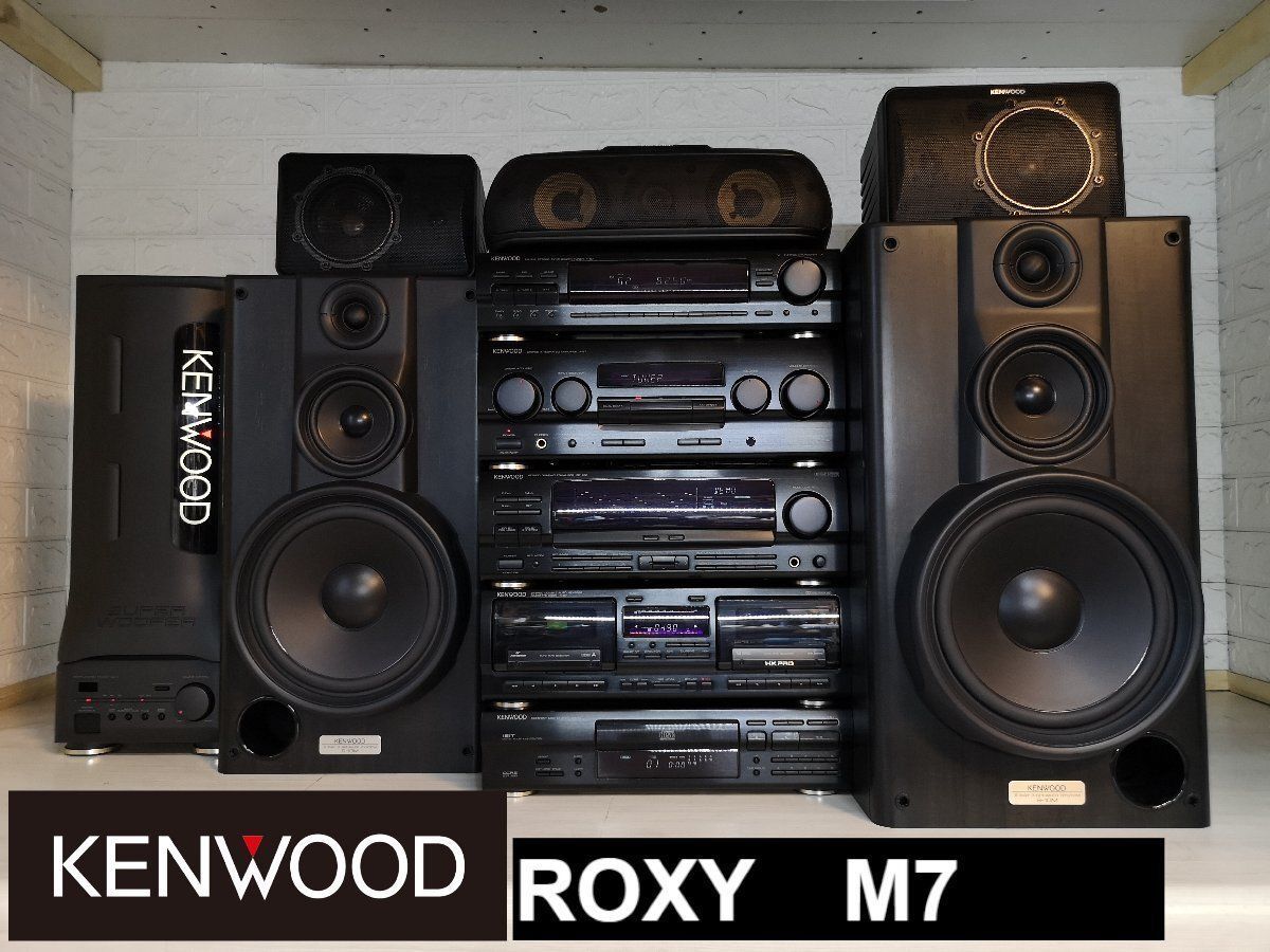 Cd Md Cassette Deck Kenwood Roxy M7 M0O3751I