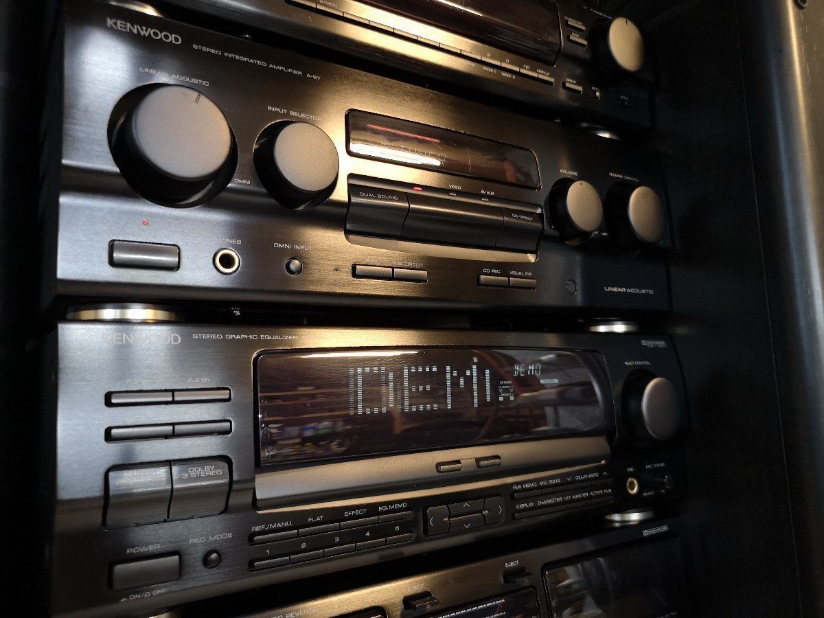 Cd Md Cassette Deck Kenwood Roxy M7 M0O3751I