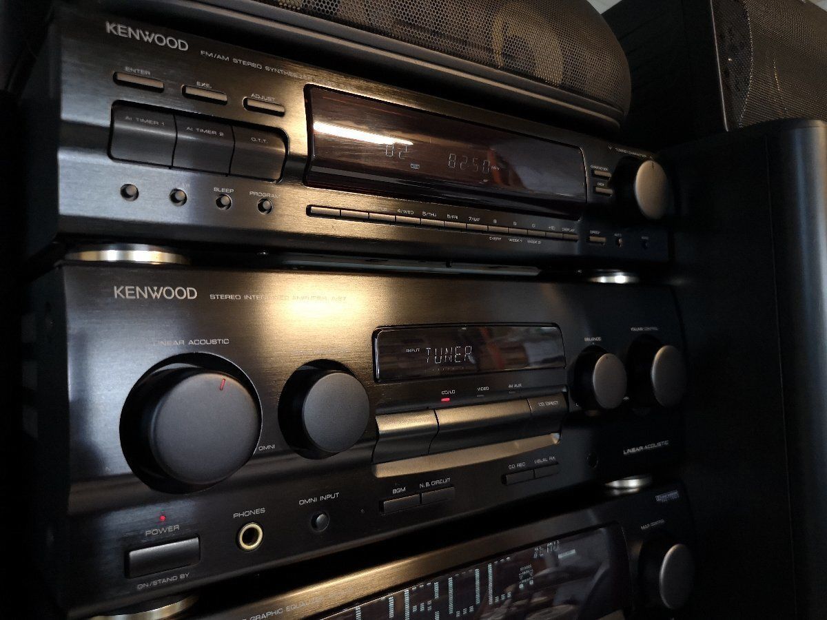 Cd Md Cassette Deck Kenwood Roxy M7 M0O3751I