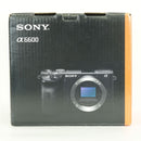 Sony Mirrorless Interchangeable Lips 1,560 6600 Ilce-6600 E