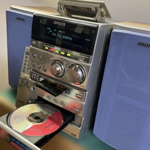 Aiwa Mini Component Systems Xr-Md100 Cd Md