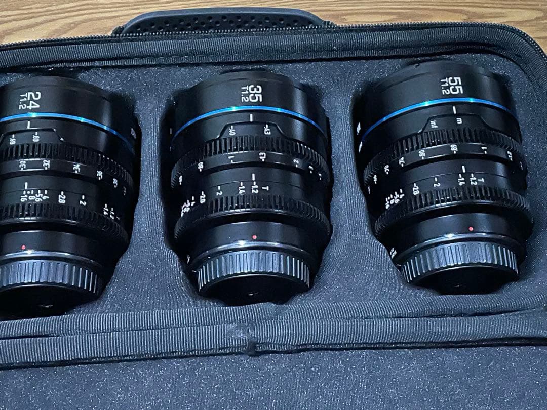 Sony Prime Lenses Sirui Night Walker 24/35/55 T1.2 E