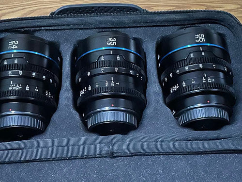 Sony Prime Lenses Sirui Night Walker 24/35/55 T1.2 E
