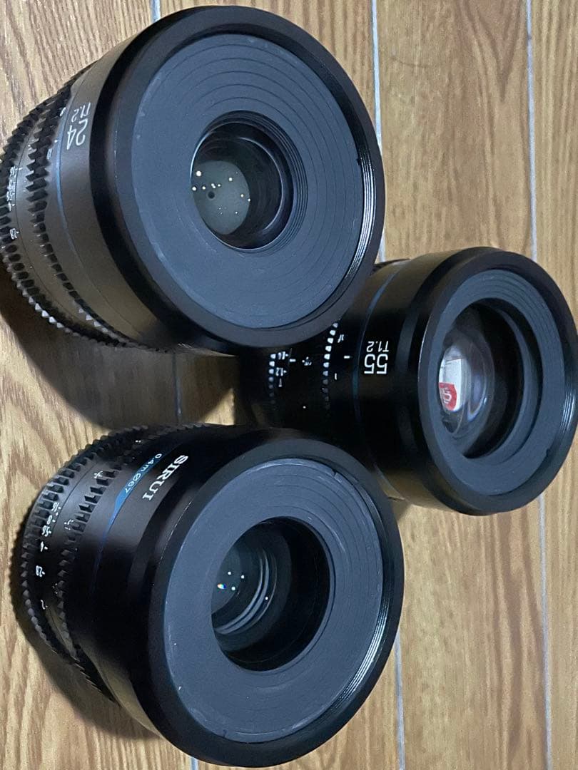 Sony Prime Lenses Sirui Night Walker 24/35/55 T1.2 E