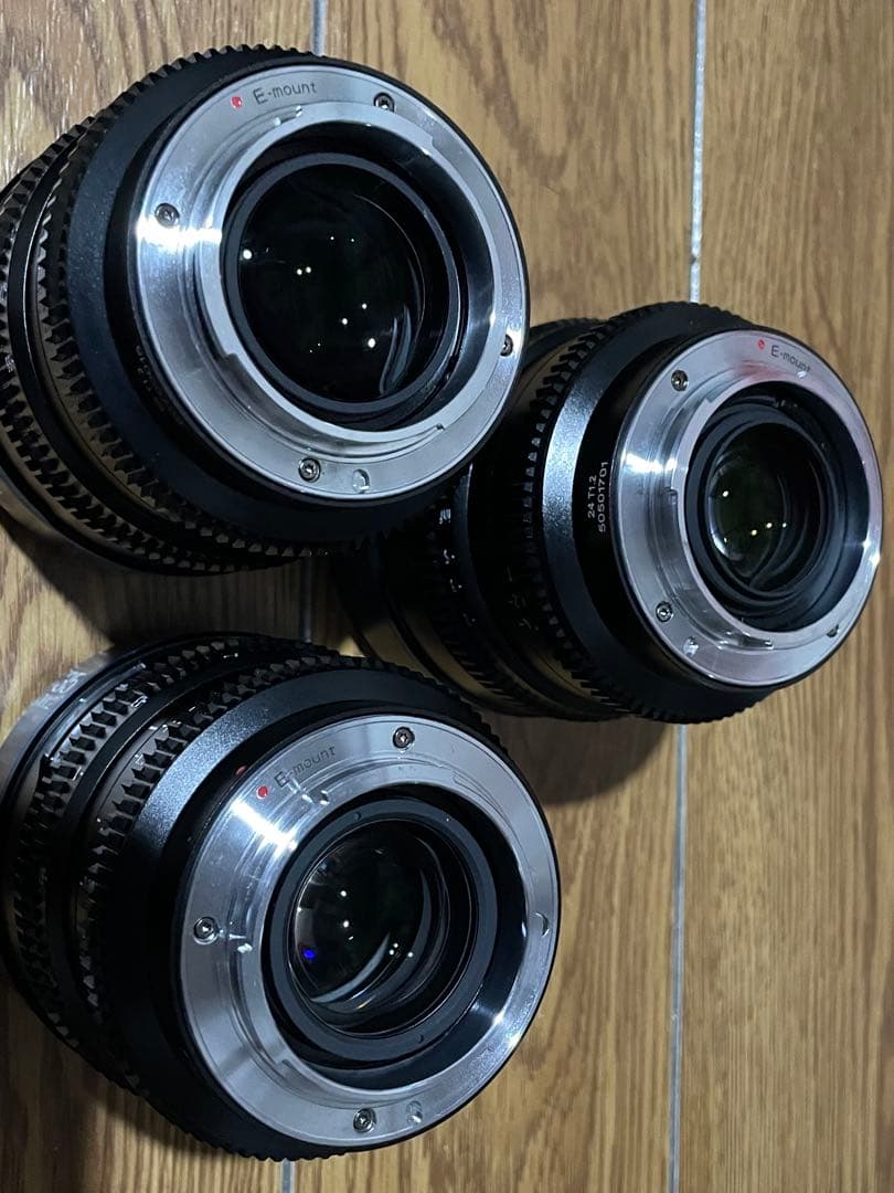 Sony Prime Lenses Sirui Night Walker 24/35/55 T1.2 E