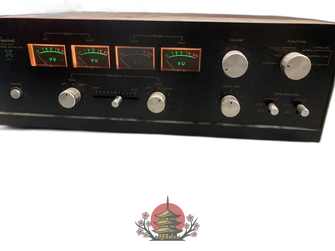 Sansui Premium Amplifier L)Sansui Qs-1 4
