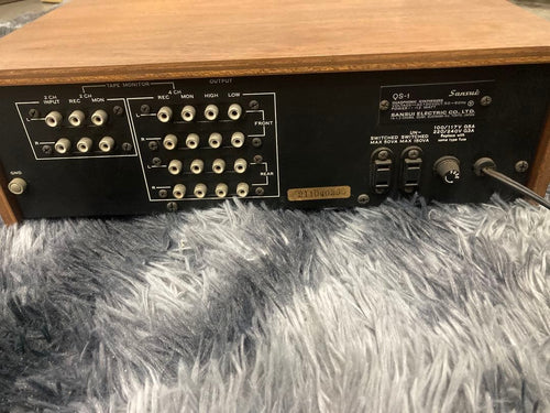 Sansui Premium Amplifier L)Sansui Qs-1 4