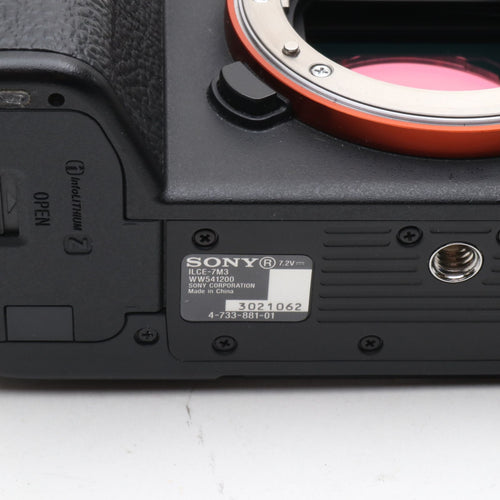 Sony Mirrorless Interchangeable Lips 10700 7 Iii Ilce-7M3