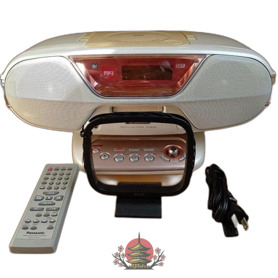 Panasonic Cd Md Cassette Deck Rx-Mdx61