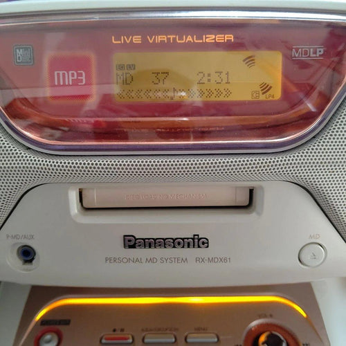 Panasonic Cd Md Cassette Deck Rx-Mdx61