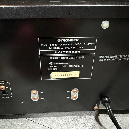 Pioneer Others Pd-F100 Cd 100