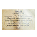 Classical Guitars Yamaha C-200