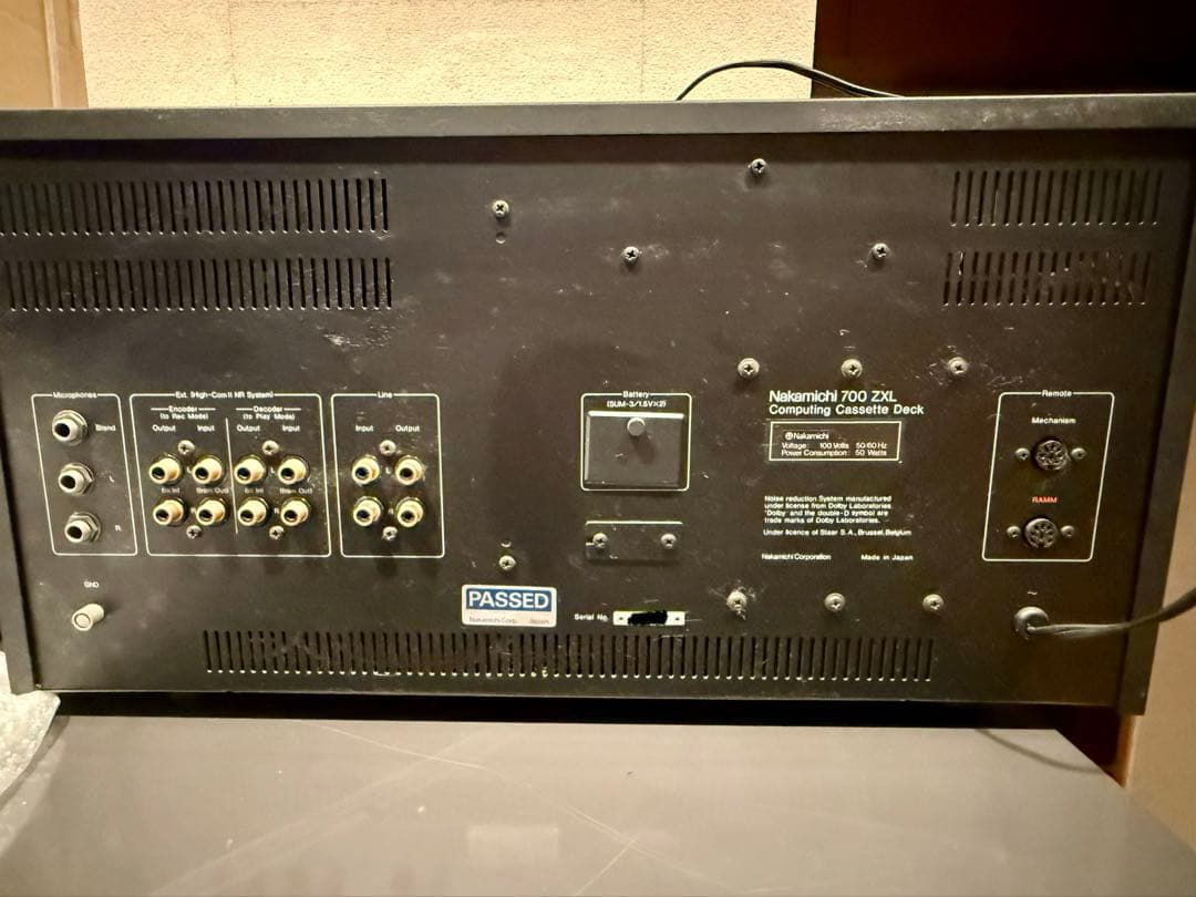 Nakamichi Cd Md Cassette Deck 700Zxl
