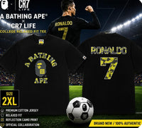 T-Shirts Bape Cr7 Life College Relaxed Tee