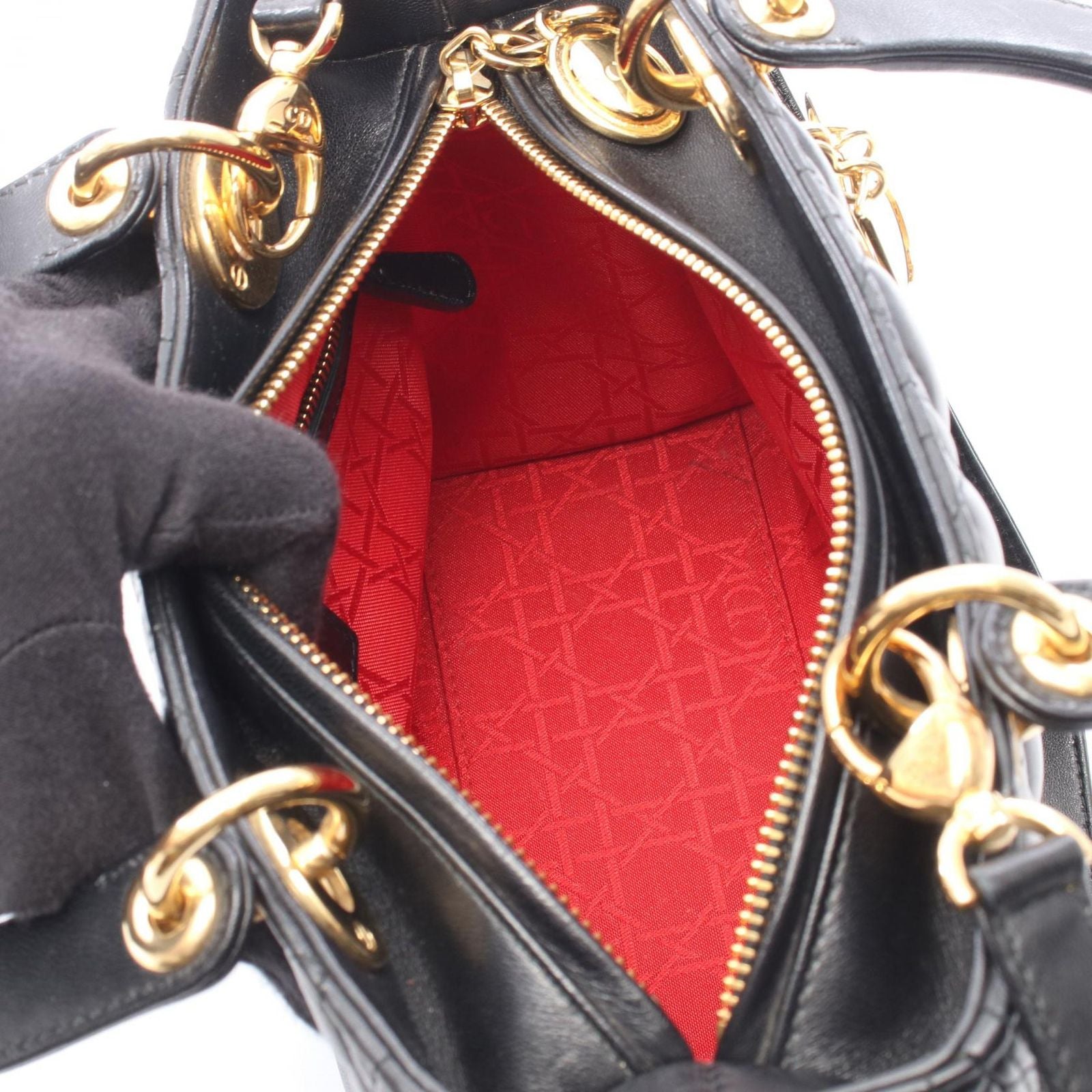Christian Dior Handbag Lady 2Way Used A