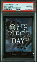 One -Piece Card Game Psa10One Day'25