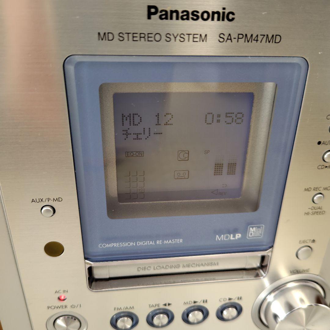 Panasonic Mini -Component Md Cd Sc-Pm47Md[