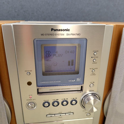 Panasonic Mini -Component Md Cd Sc-Pm47Md[