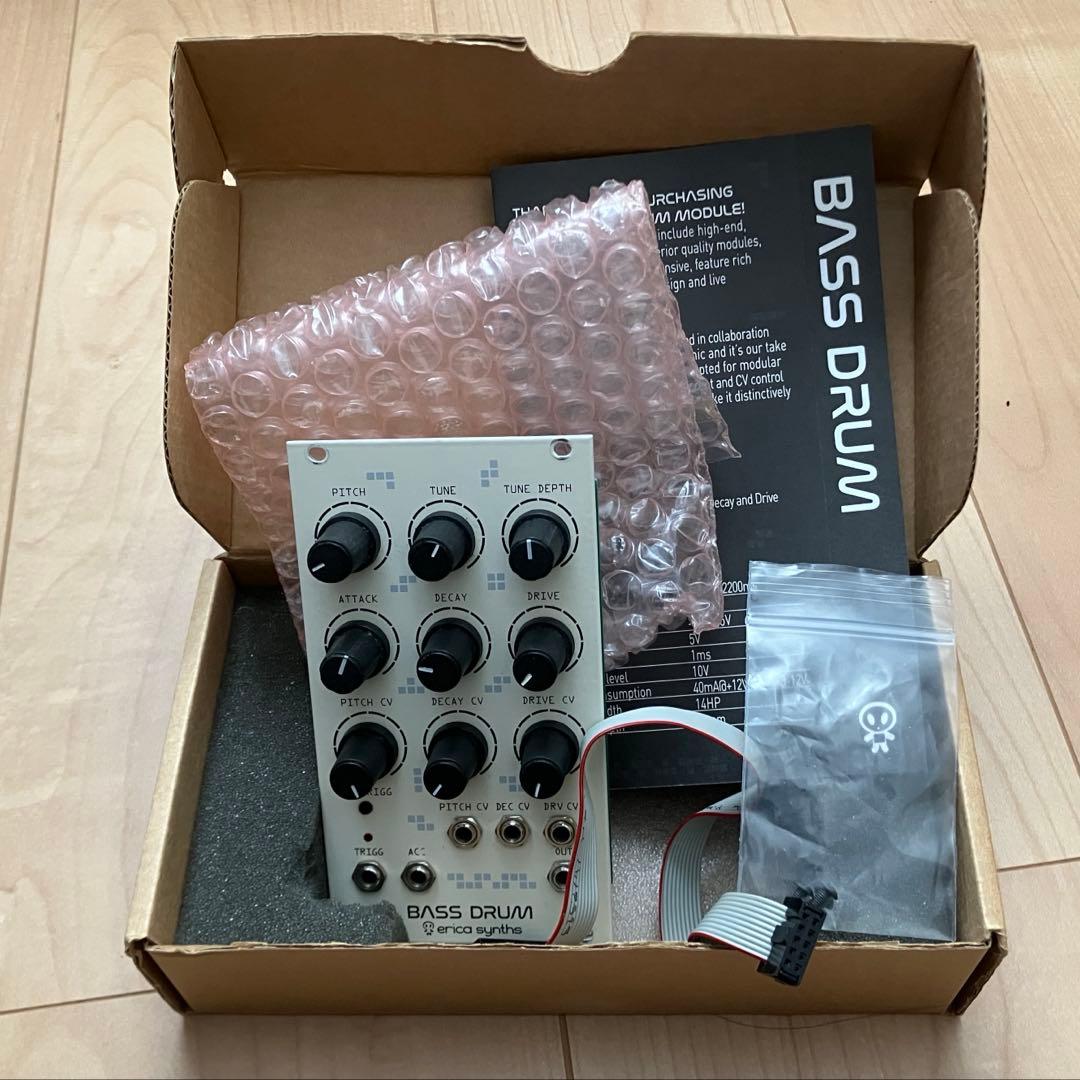 Modular Synthesizer Erica Synths Bass Drum White