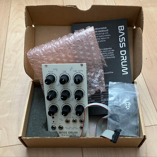 Modular Synthesizer Erica Synths Bass Drum White