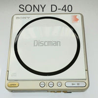 Sony Portable Cd Players Discman D-40