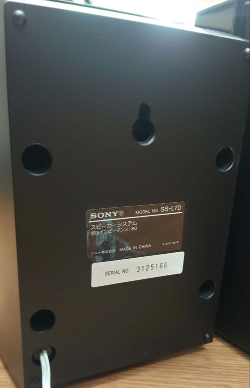 Sony Speakers L7D Cmt-L7D