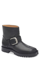 Maison Martin Margiela Western Boots Tabi Country Buckle Ankle Boot Black