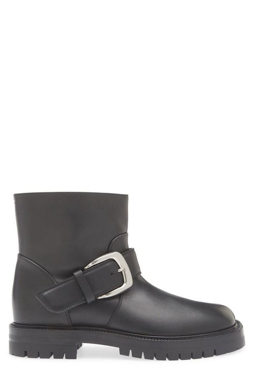 Maison Martin Margiela Western Boots Tabi Country Buckle Ankle Boot Black