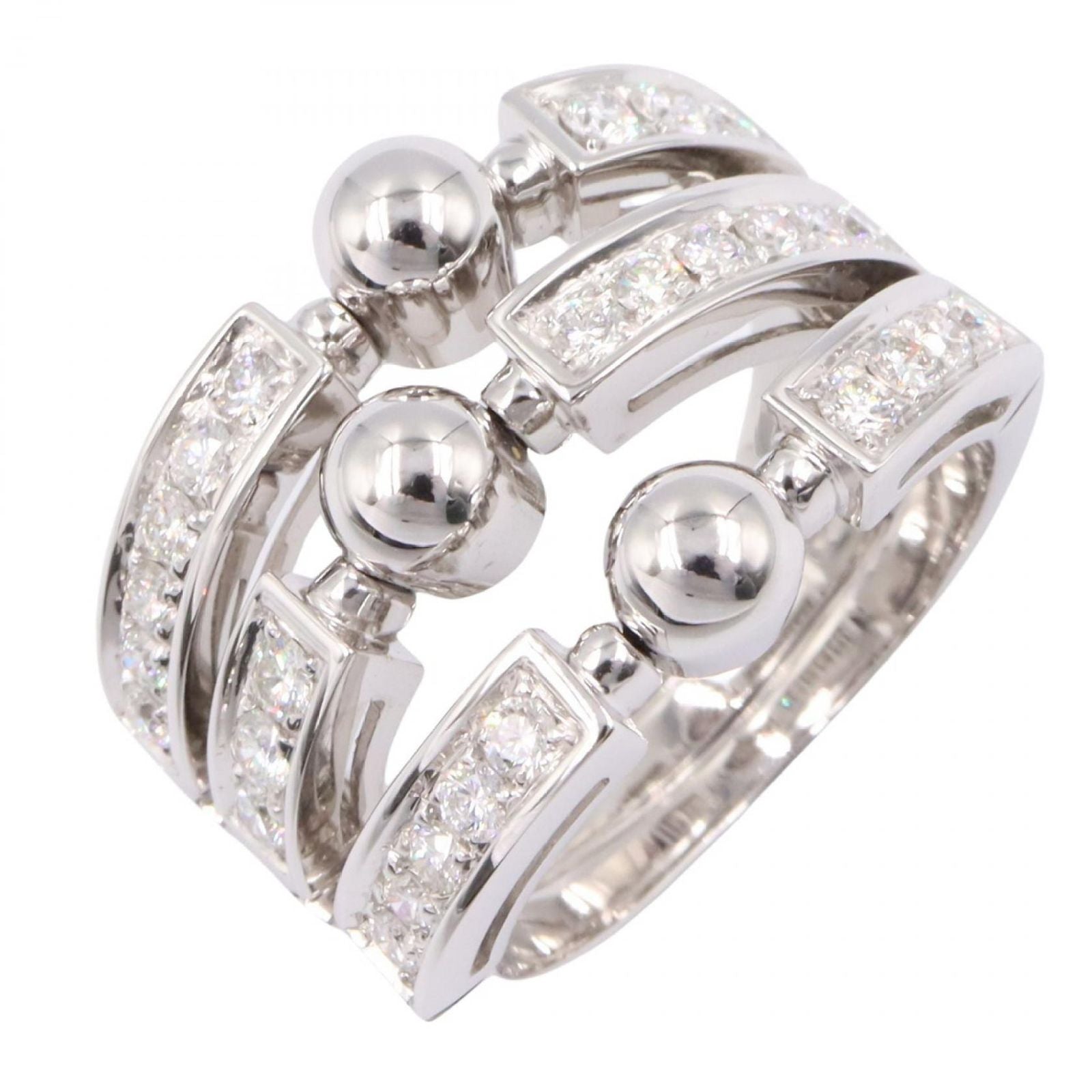 Bvlgari Ring 3 336644 K18Wg Used A